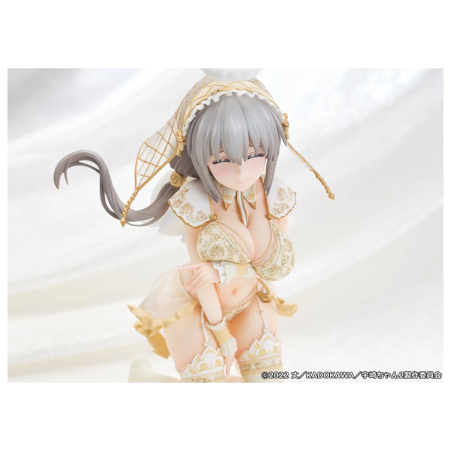 Uzaki-chan Wants to Hang Out! Statuie din PVC 1/7 Tsuki Uzaki Angel Ver. 19 cm poza produsului