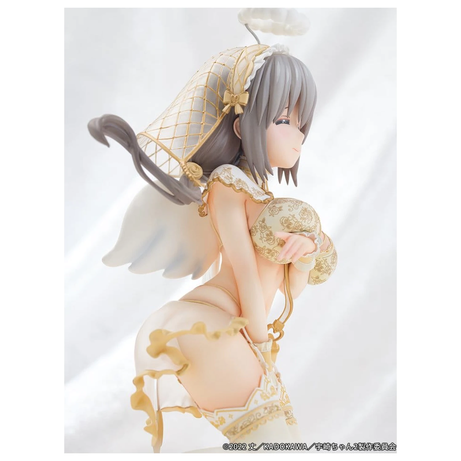 Uzaki-chan Wants to Hang Out! Statuie din PVC 1/7 Tsuki Uzaki Angel Ver. 19 cm poza produsului