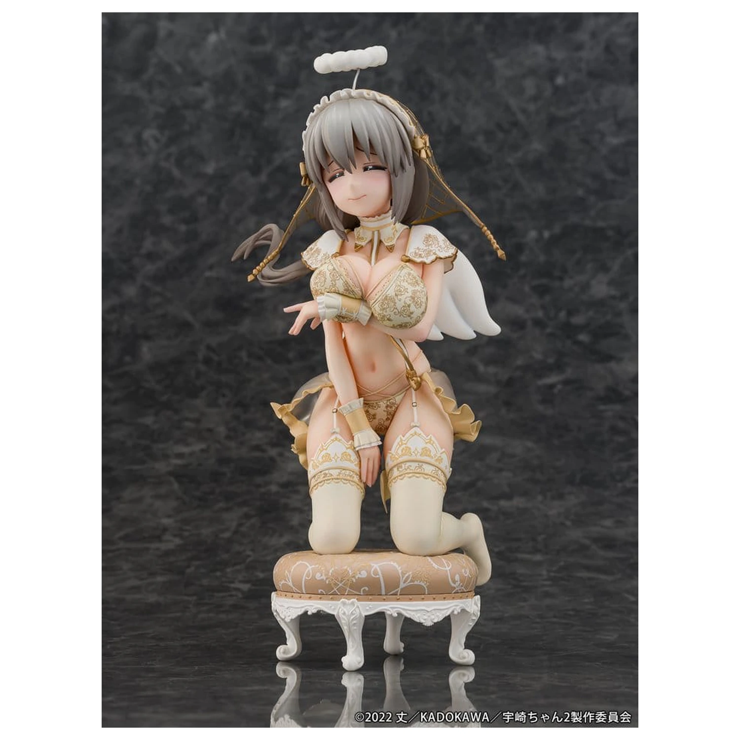 Uzaki-chan Wants to Hang Out! Statuie din PVC 1/7 Tsuki Uzaki Angel Ver. 19 cm poza produsului