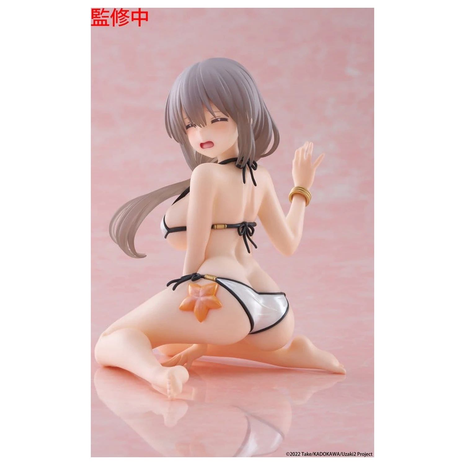 Uzaki-chan Wants to Hang Out! PVC Statuie Figurina Draguta de Birou Tsuki Uzaki (Swimwear Ver.) 13 cm poza produsului