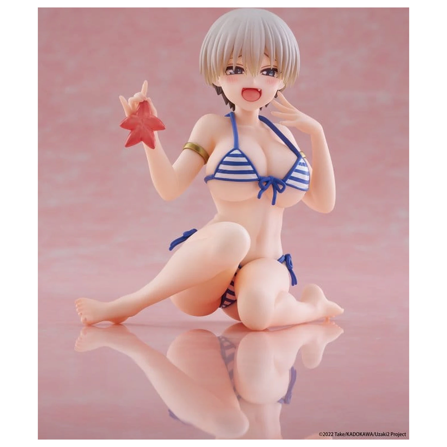 Uzaki-chan Wants to Hang Out! Desktop Cute PVC Figura Hana Uzaki (Swim wear Ver.) 13 cm poza produsului