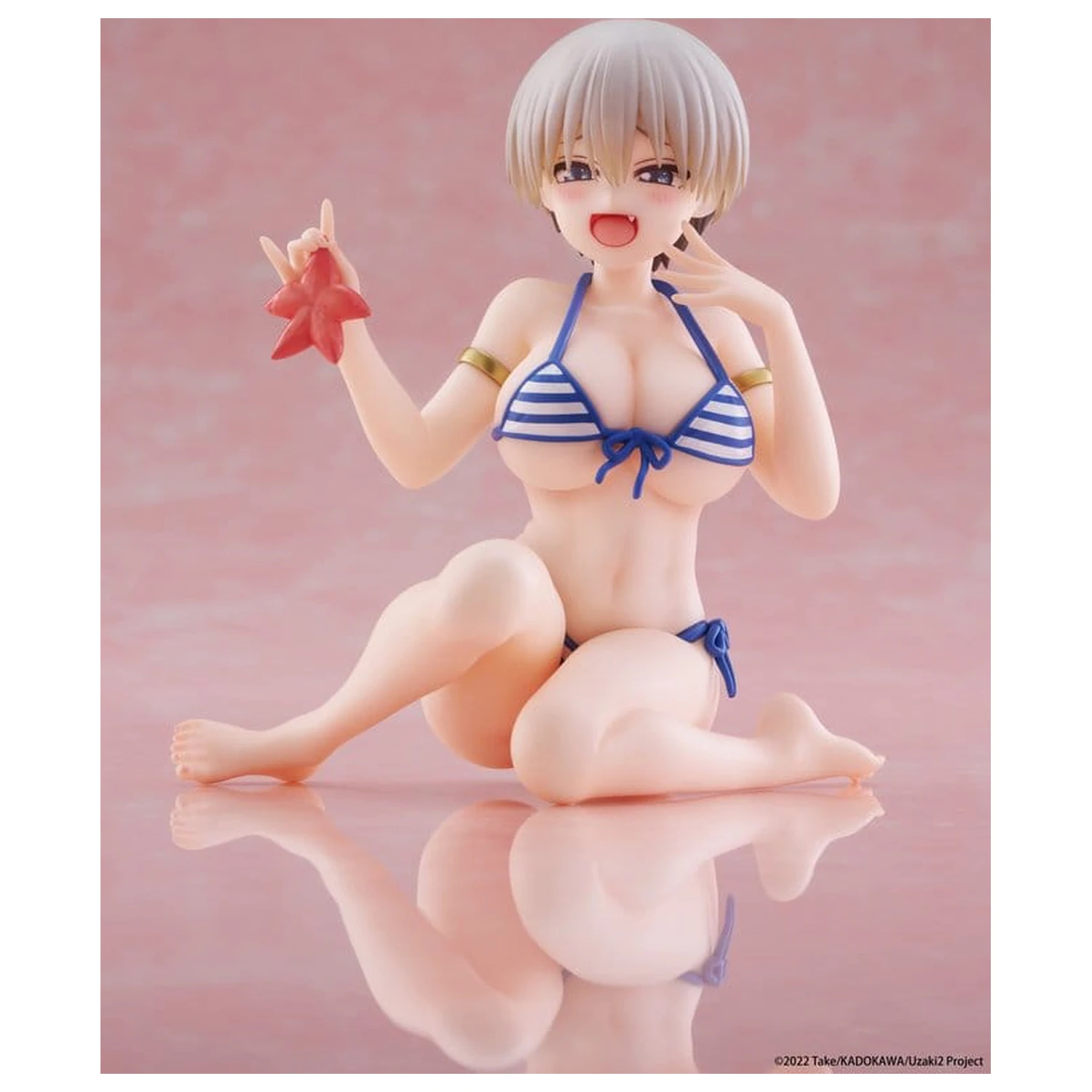 Uzaki-chan Wants to Hang Out! Desktop Cute PVC Figura Hana Uzaki (Swim wear Ver.) 13 cm poza produsului