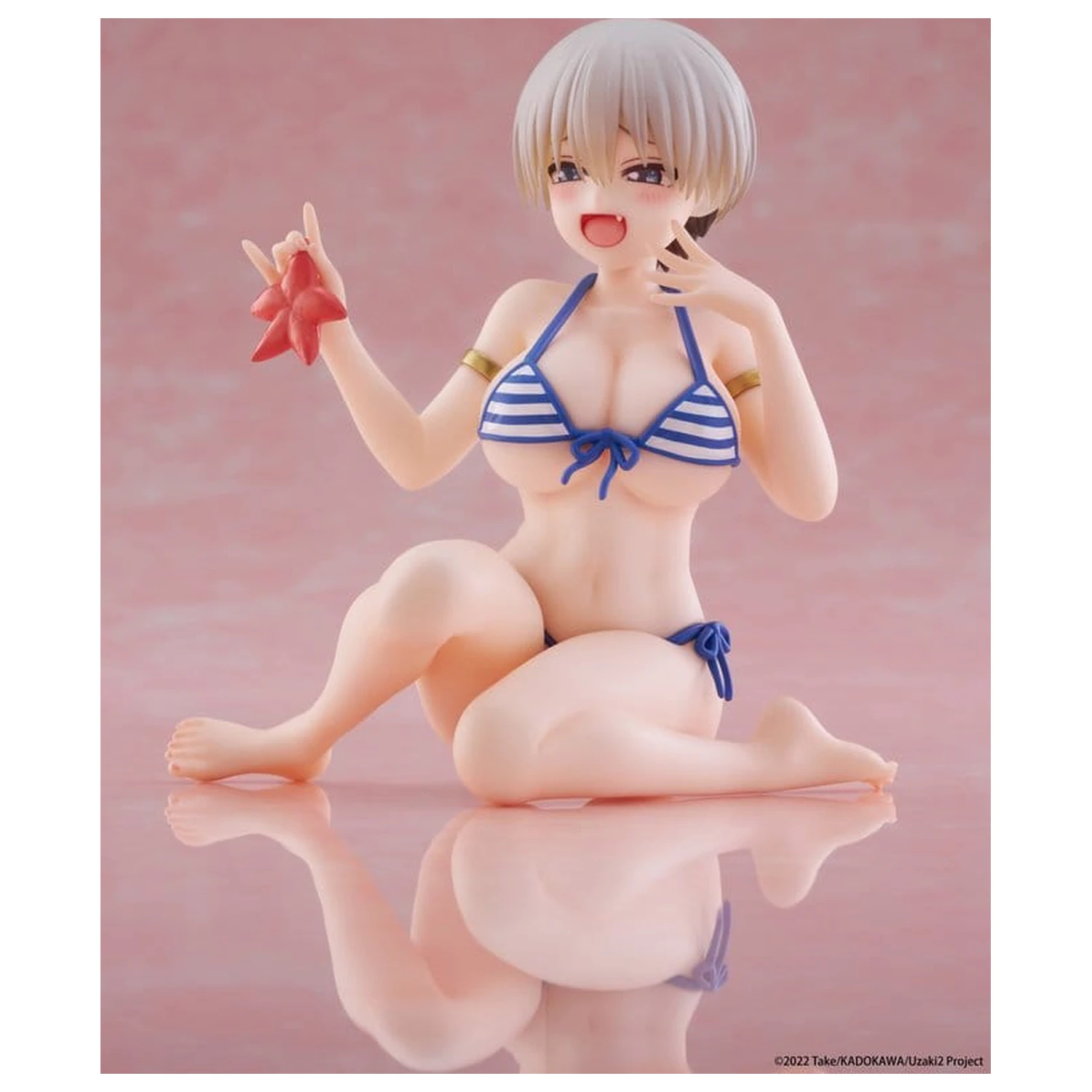 Uzaki-chan Wants to Hang Out! Desktop Cute PVC Figura Hana Uzaki (Swim wear Ver.) 13 cm poza produsului