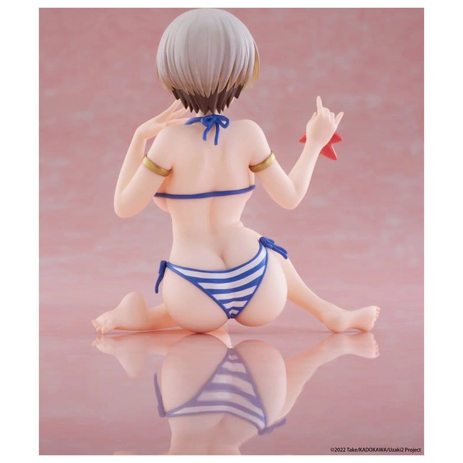 Uzaki-chan Wants to Hang Out! Desktop Cute PVC Figura Hana Uzaki (Swim wear Ver.) 13 cm poza produsului