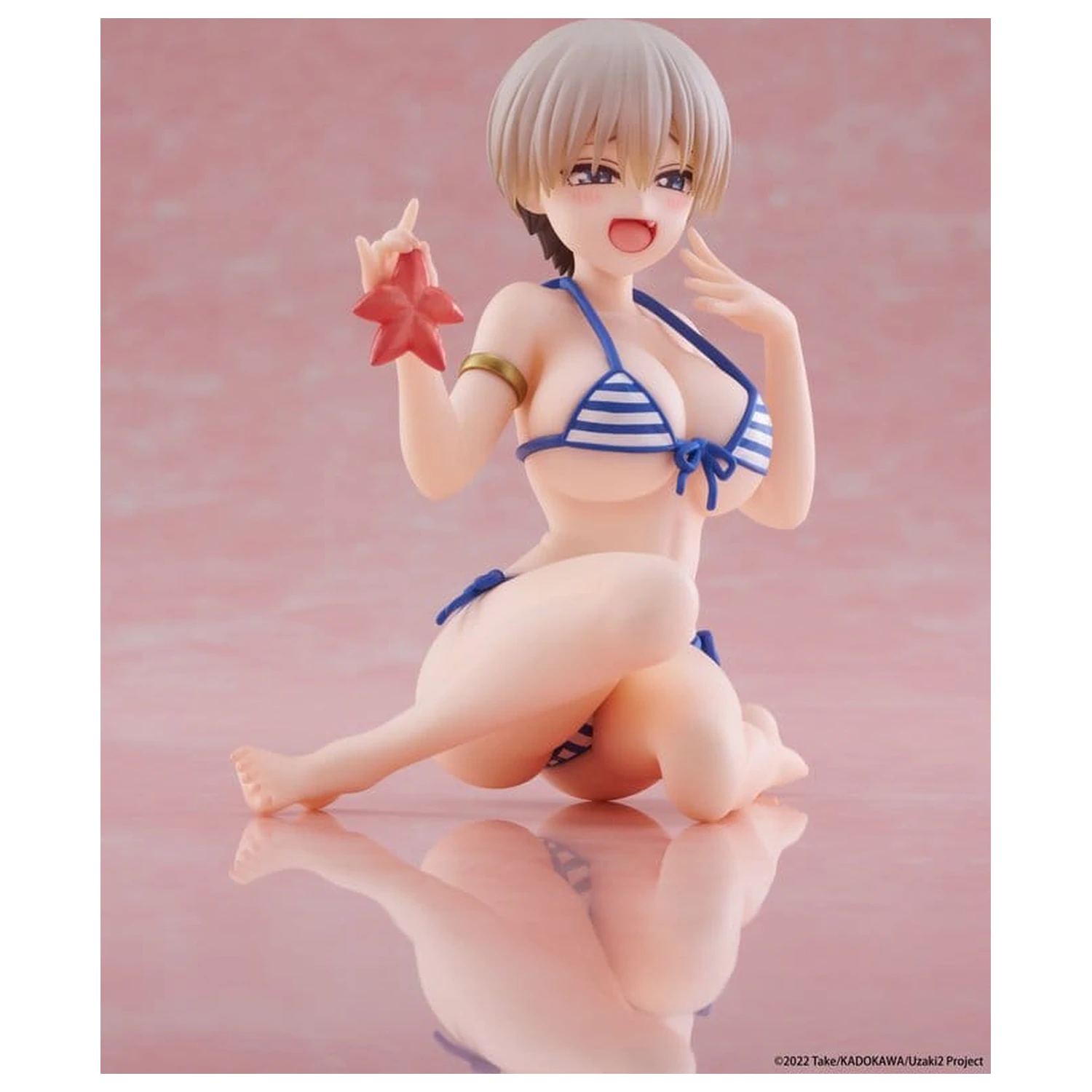 Uzaki-chan Wants to Hang Out! Desktop Cute PVC Figura Hana Uzaki (Swim wear Ver.) 13 cm poza produsului