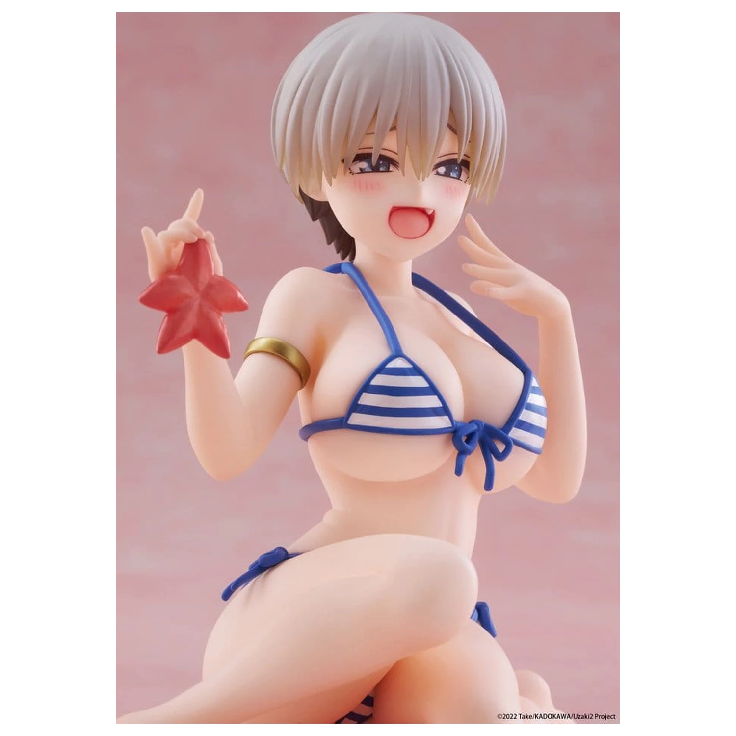 Uzaki-chan Wants to Hang Out! Desktop Cute PVC Figura Hana Uzaki (Swim wear Ver.) 13 cm poza produsului