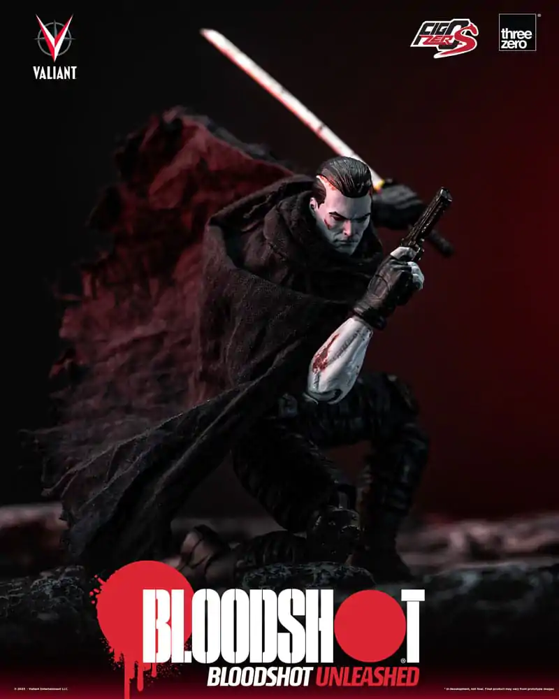 Figurină de acțiune Valiant Comics FigZero S 1/12 Bloodshot Unleashed 15 cm poza produsului