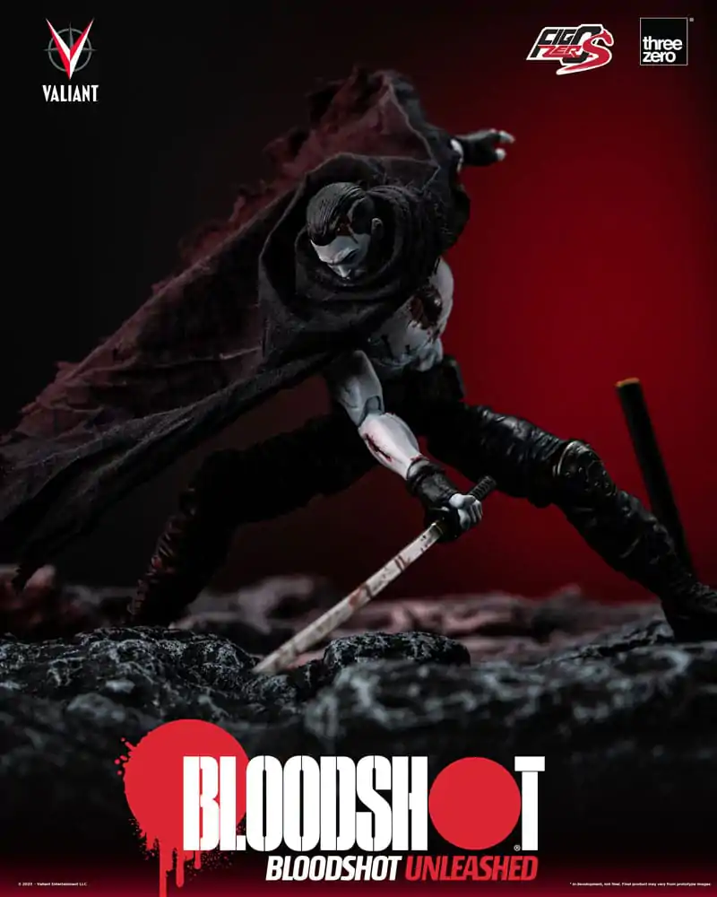 Figurină de acțiune Valiant Comics FigZero S 1/12 Bloodshot Unleashed 15 cm poza produsului
