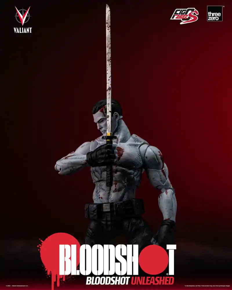 Figurină de acțiune Valiant Comics FigZero S 1/12 Bloodshot Unleashed 15 cm poza produsului