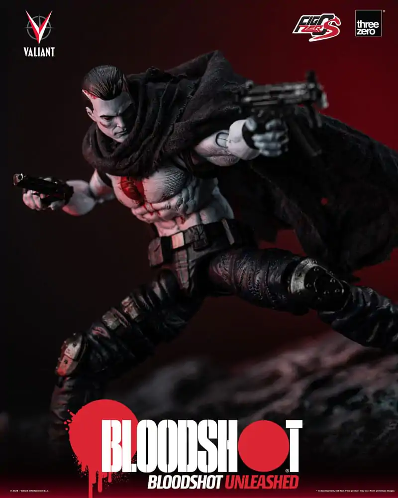 Figurină de acțiune Valiant Comics FigZero S 1/12 Bloodshot Unleashed 15 cm poza produsului
