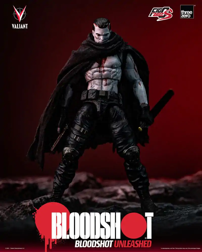 Figurină de acțiune Valiant Comics FigZero S 1/12 Bloodshot Unleashed 15 cm poza produsului