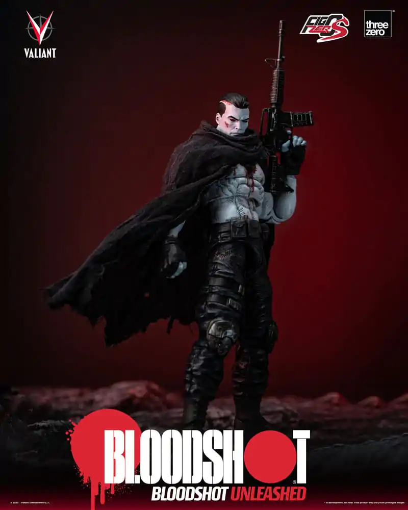 Figurină de acțiune Valiant Comics FigZero S 1/12 Bloodshot Unleashed 15 cm poza produsului