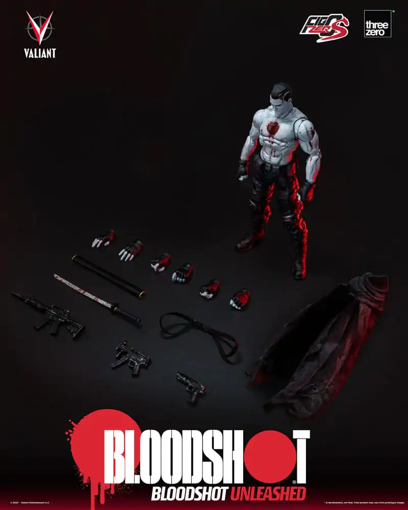 Figurină de acțiune Valiant Comics FigZero S 1/12 Bloodshot Unleashed 15 cm poza produsului