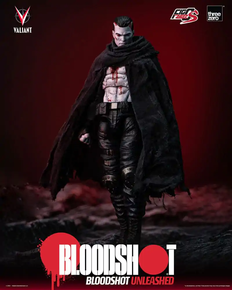Figurină de acțiune Valiant Comics FigZero S 1/12 Bloodshot Unleashed 15 cm poza produsului