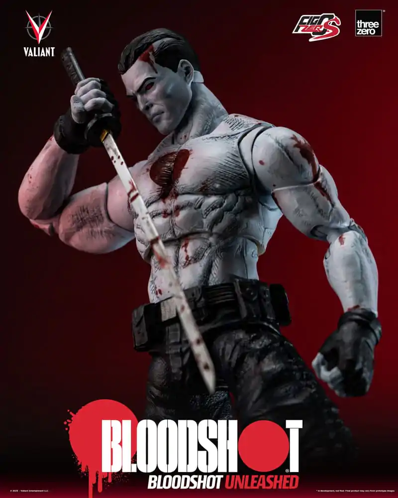 Figurină de acțiune Valiant Comics FigZero S 1/12 Bloodshot Unleashed 15 cm poza produsului