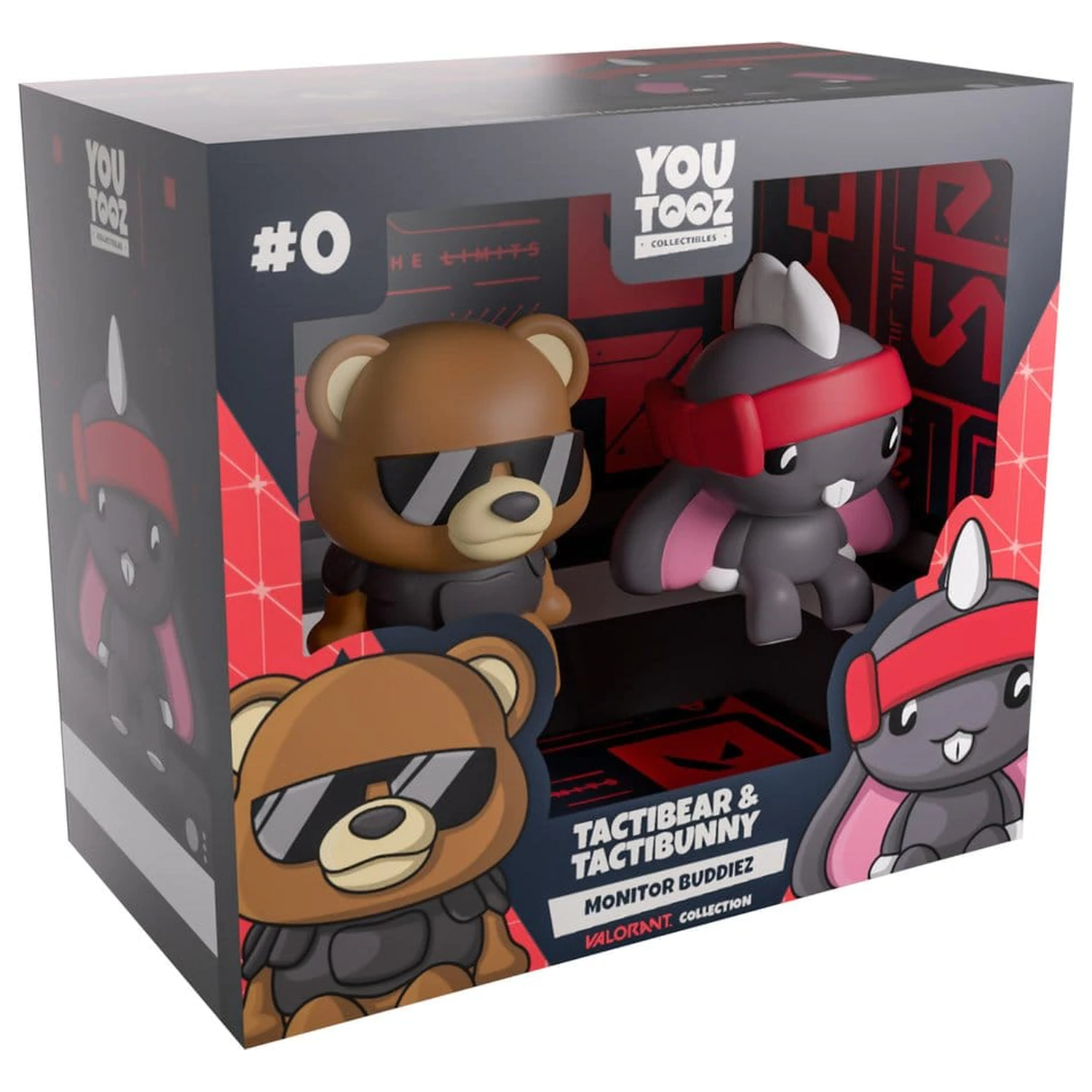 Figurine de vinil Valorant TactiBear si TactiBunny 6 cm poza produsului