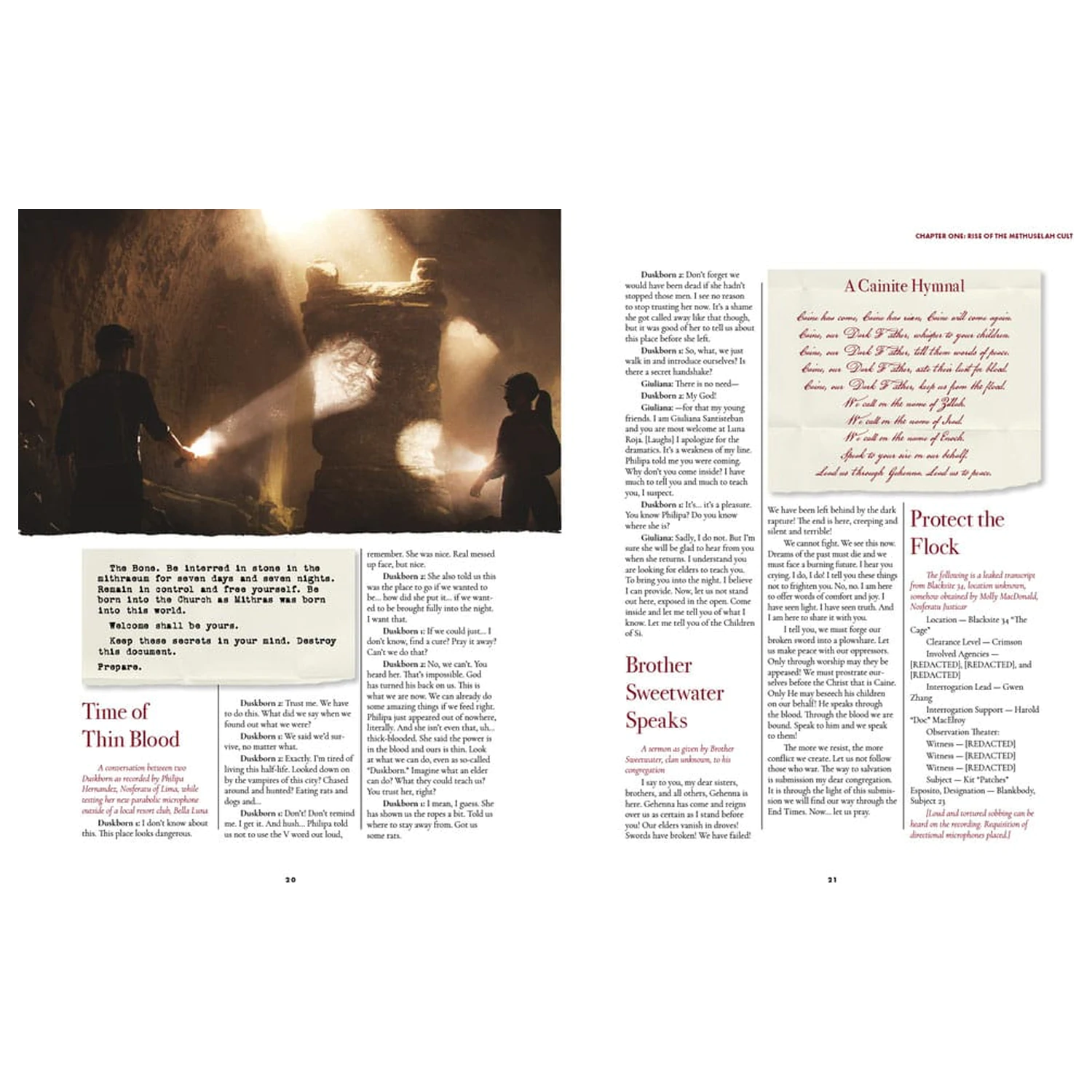 Vampire: The Masquerade Editia a 5-a Carte RPG Cults of the Blood Gods Sourcebook *Versiunea Engleza* poza produsului