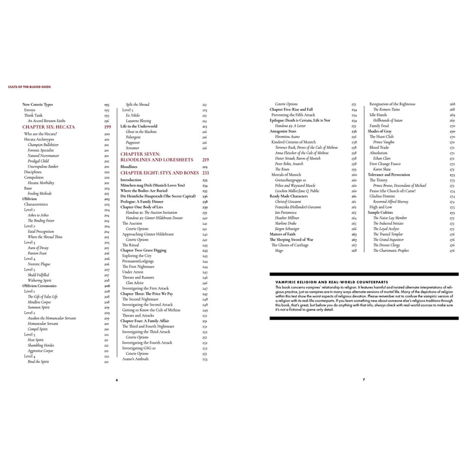 Vampire: The Masquerade Editia a 5-a Carte RPG Cults of the Blood Gods Sourcebook *Versiunea Engleza* poza produsului