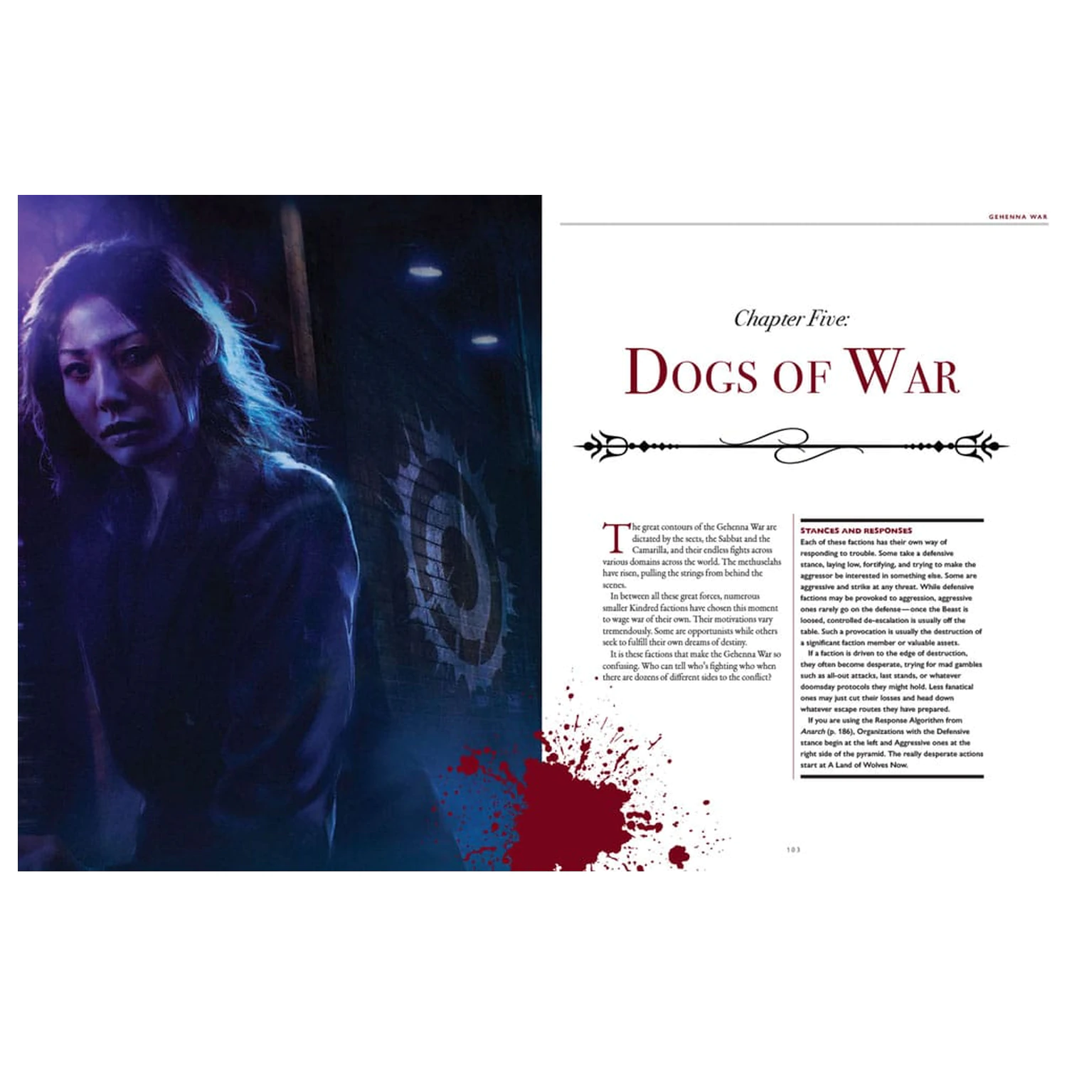 Vampire: The Masquerade 5th Edition RPG carte Gehenna War Sourcebook *Versiune engleza* poza produsului