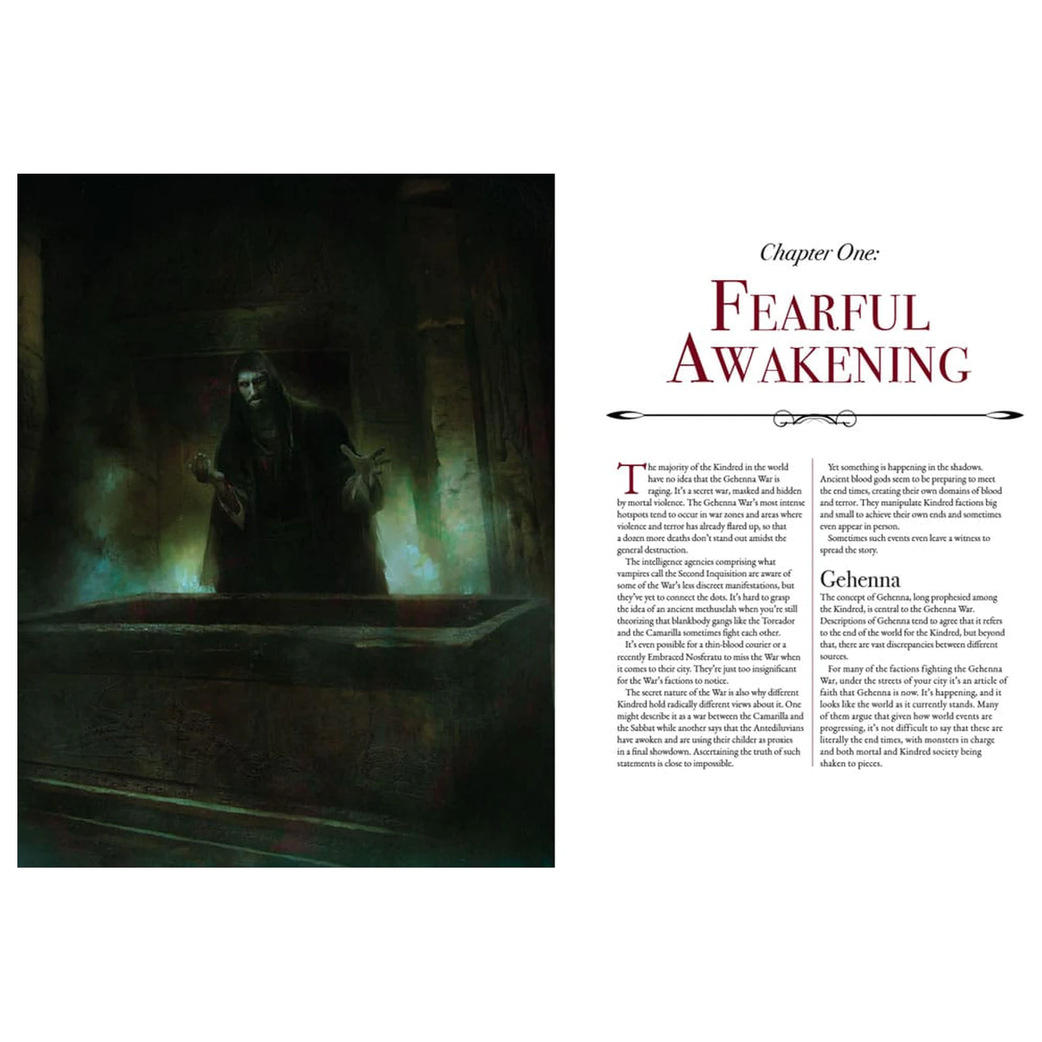 Vampire: The Masquerade 5th Edition RPG carte Gehenna War Sourcebook *Versiune engleza* poza produsului