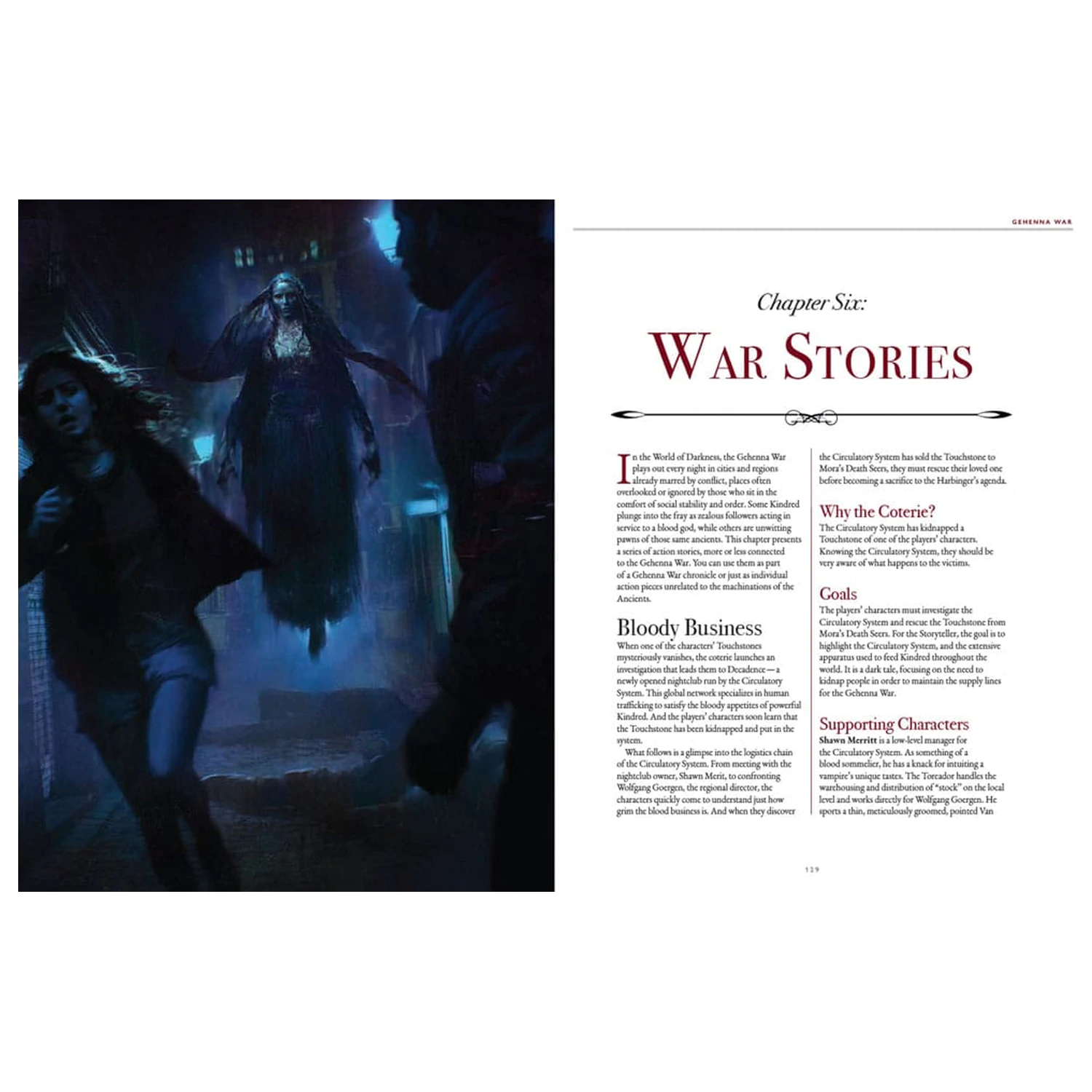 Vampire: The Masquerade 5th Edition RPG carte Gehenna War Sourcebook *Versiune engleza* poza produsului