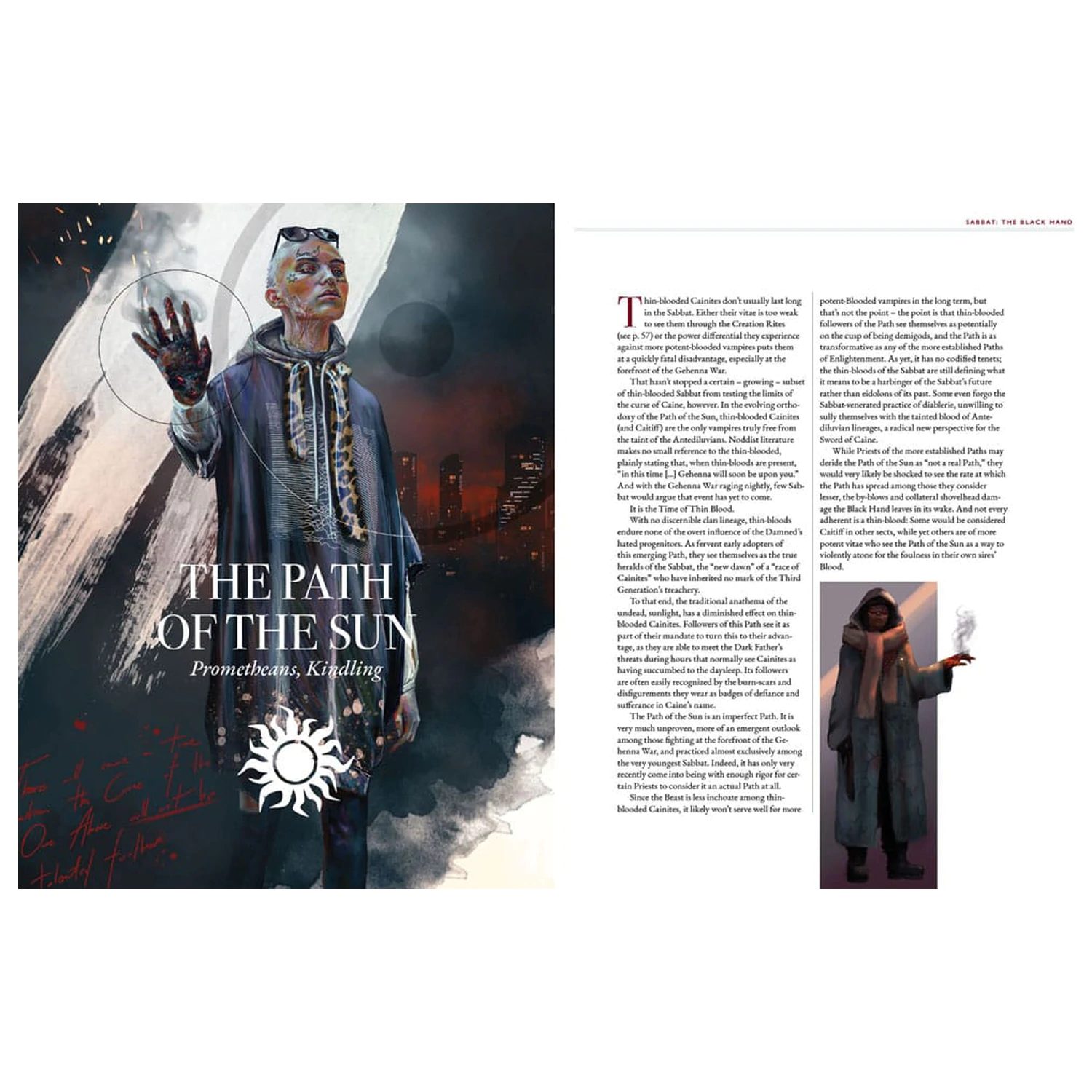 Vampire: The Masquerade A cincea editie carte de joc de rol Sabbat: The Black Hand Sourcebook *Versiune Engleza* poza produsului