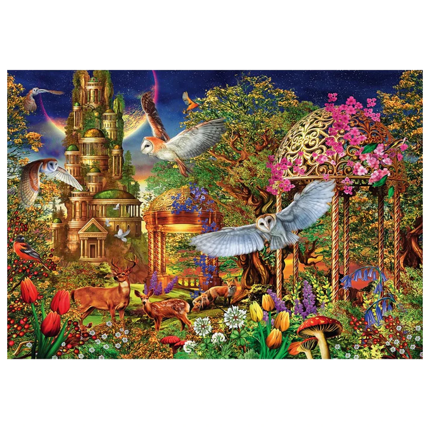 Enchanted Garden Woodland puzzle de 1500 de piese poza produsului
