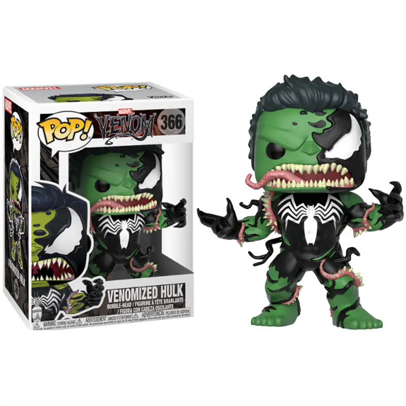 Venom POP! Marvel Vinyl Bobble-Head Venomized Hulk 9 cm Figurina de vinil poza produsului