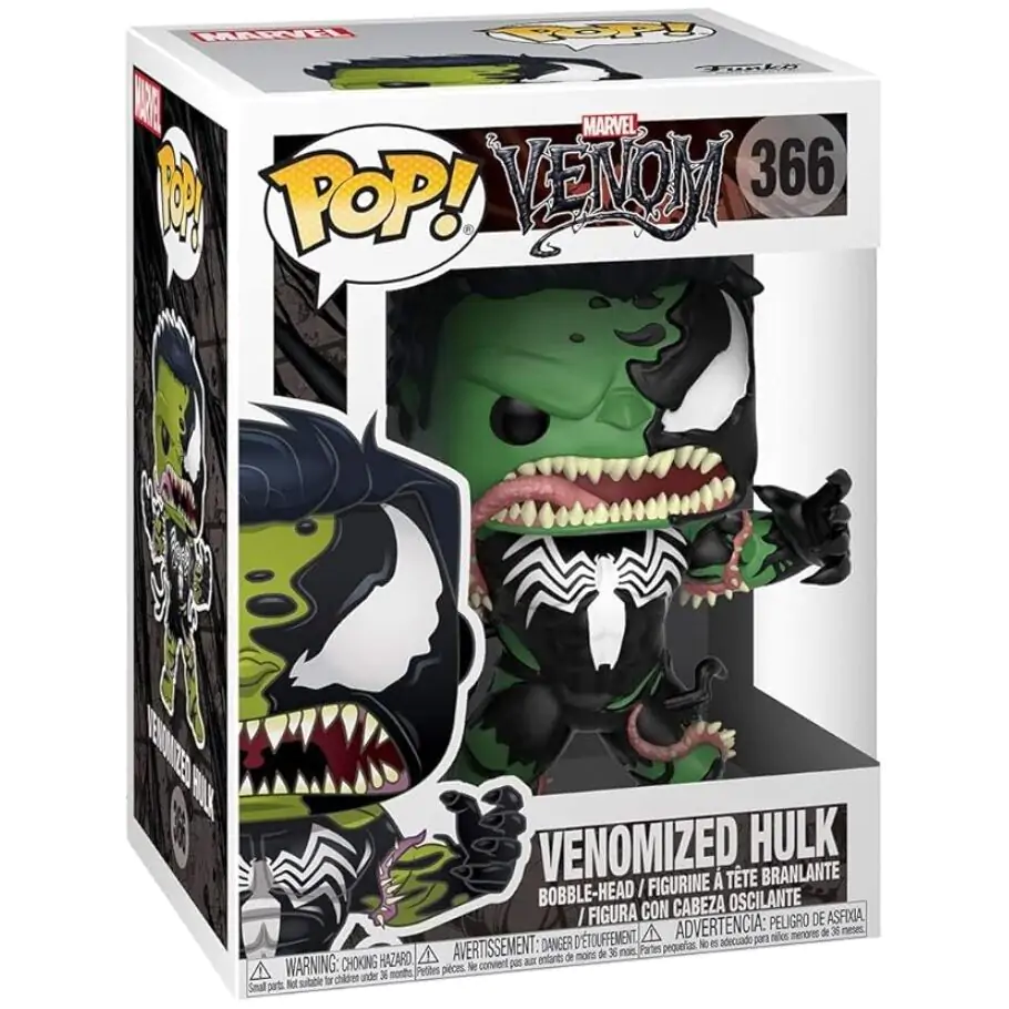 Venom POP! Marvel Vinyl Bobble-Head Venomized Hulk 9 cm Figurina de vinil poza produsului