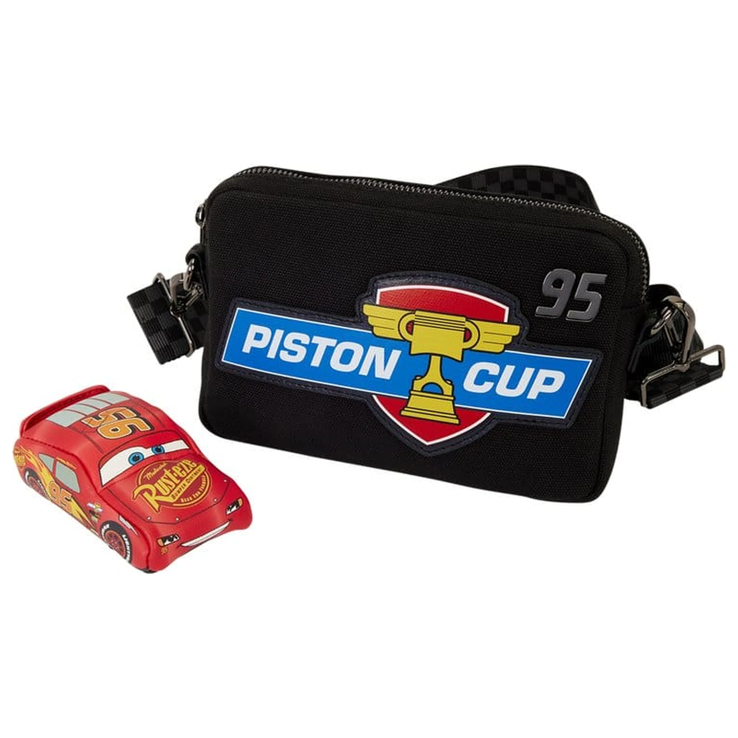 Cars by Loungefly Sling Bag 20th Anniversary Piston Cup poza produsului