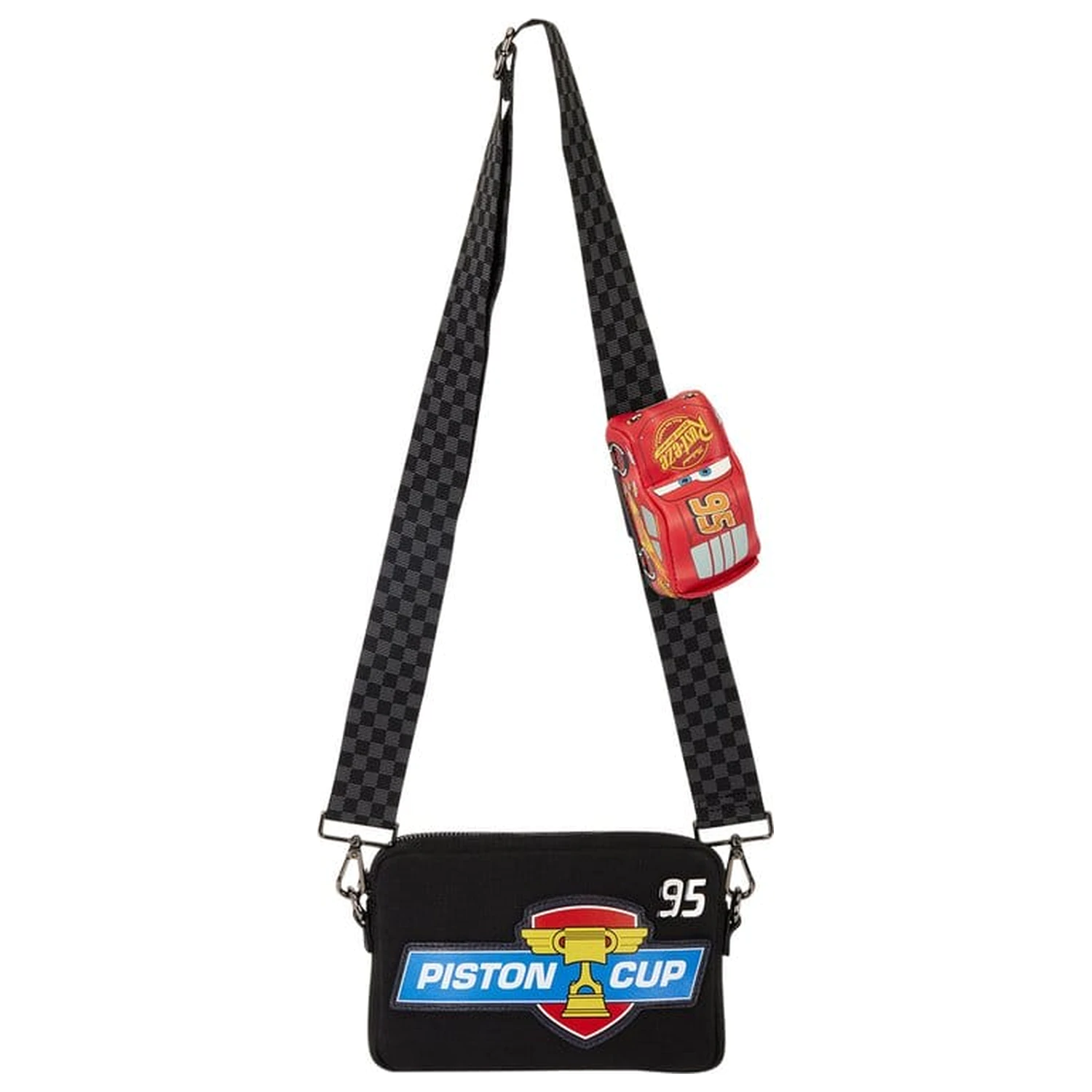 Cars by Loungefly Sling Bag 20th Anniversary Piston Cup poza produsului