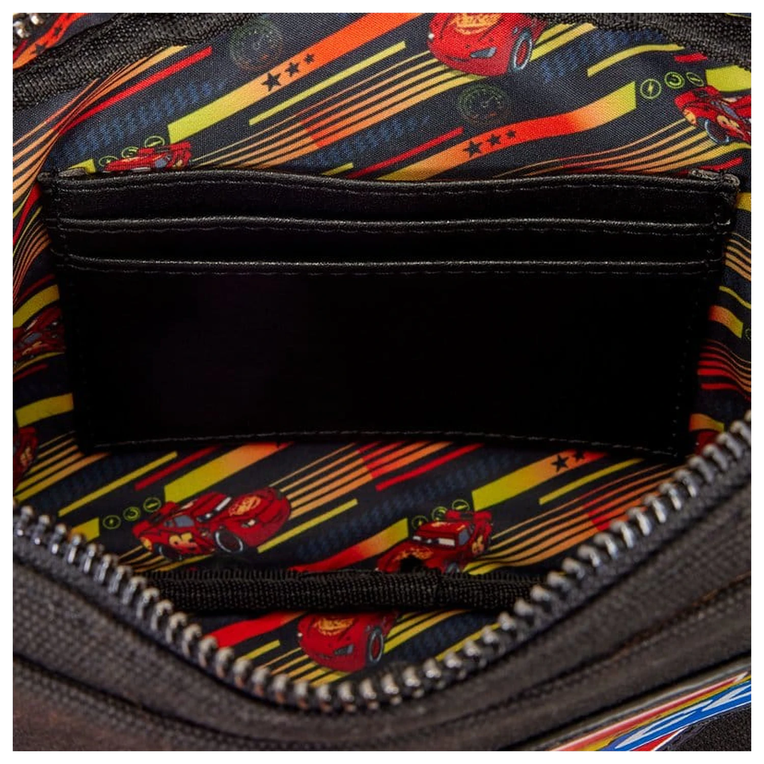 Cars by Loungefly Sling Bag 20th Anniversary Piston Cup poza produsului