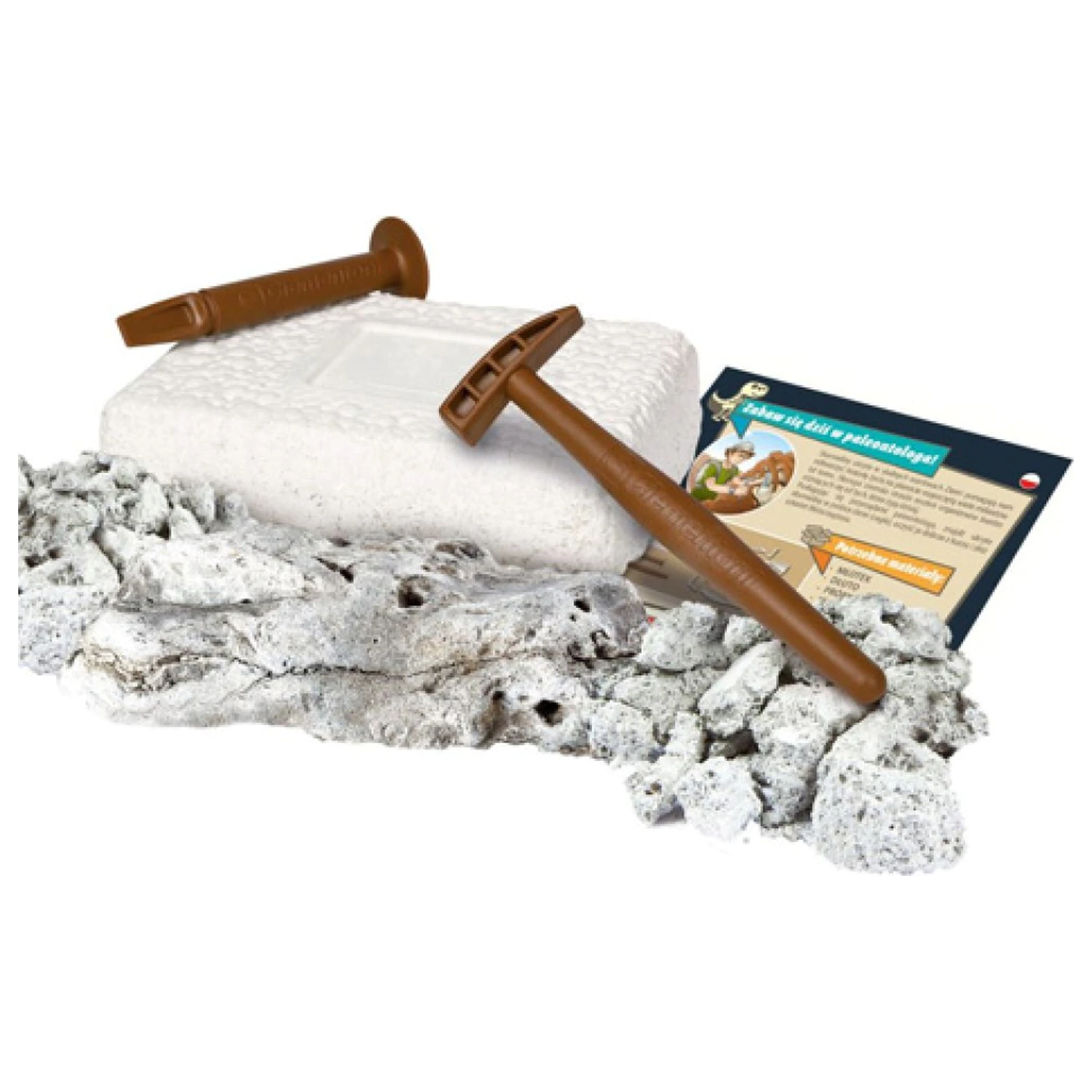 Light-Up Velociraptor Archeo Fun Archaeology Set poza produsului