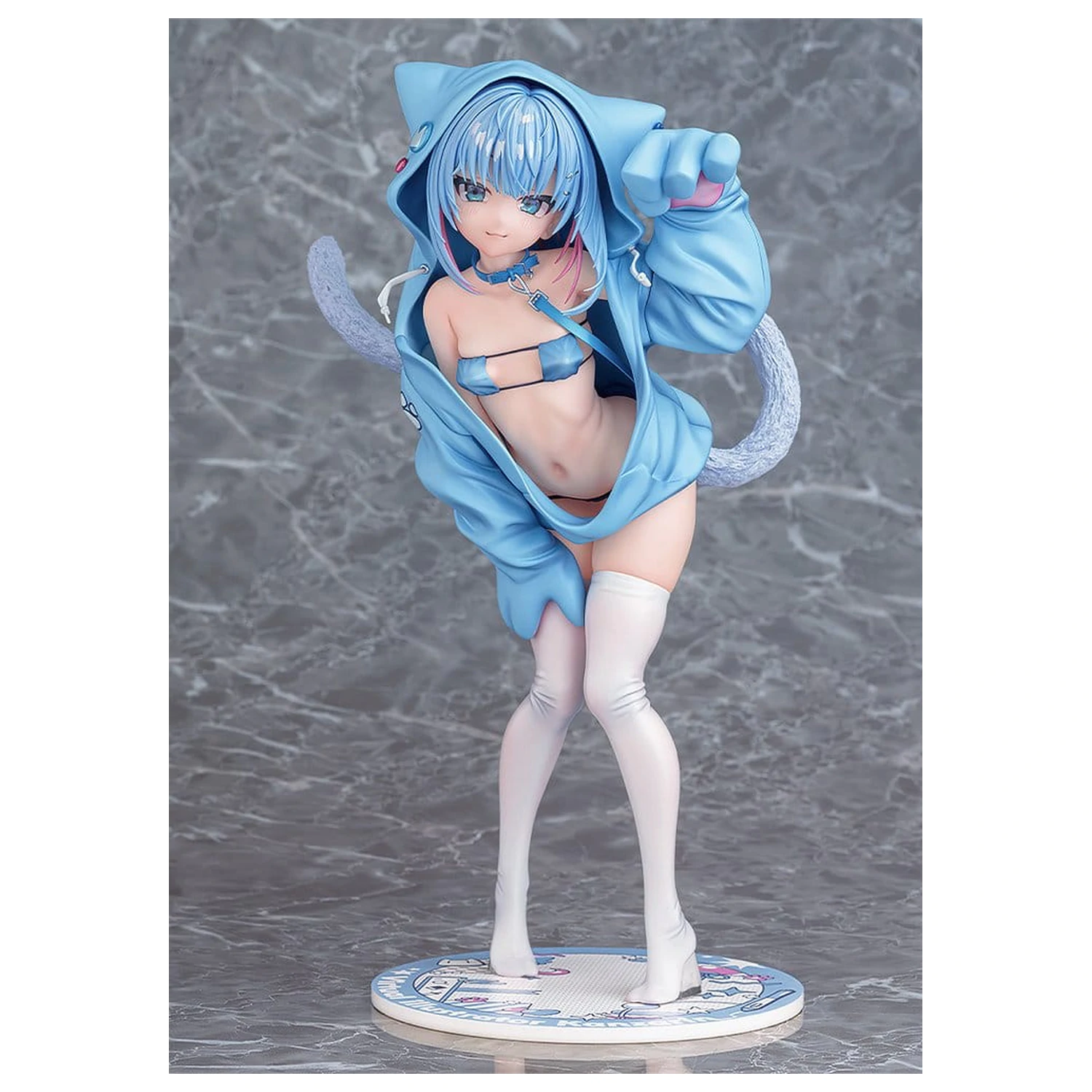 Virtual illustrator Kanzarin Figurina din PVC 1/6 kanzarin-chan: Cat-Eared Hoodie Ver. 26 cm poza produsului