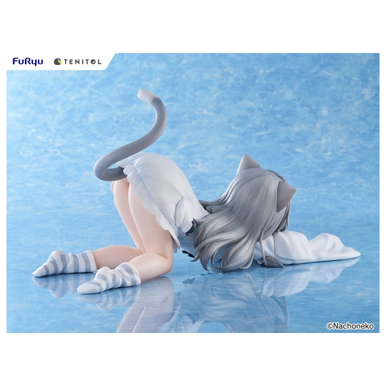 Virtual Youtuber Tenitol Big Noodle Stopper PVC Figura Nachoneko 18 cm poza produsului