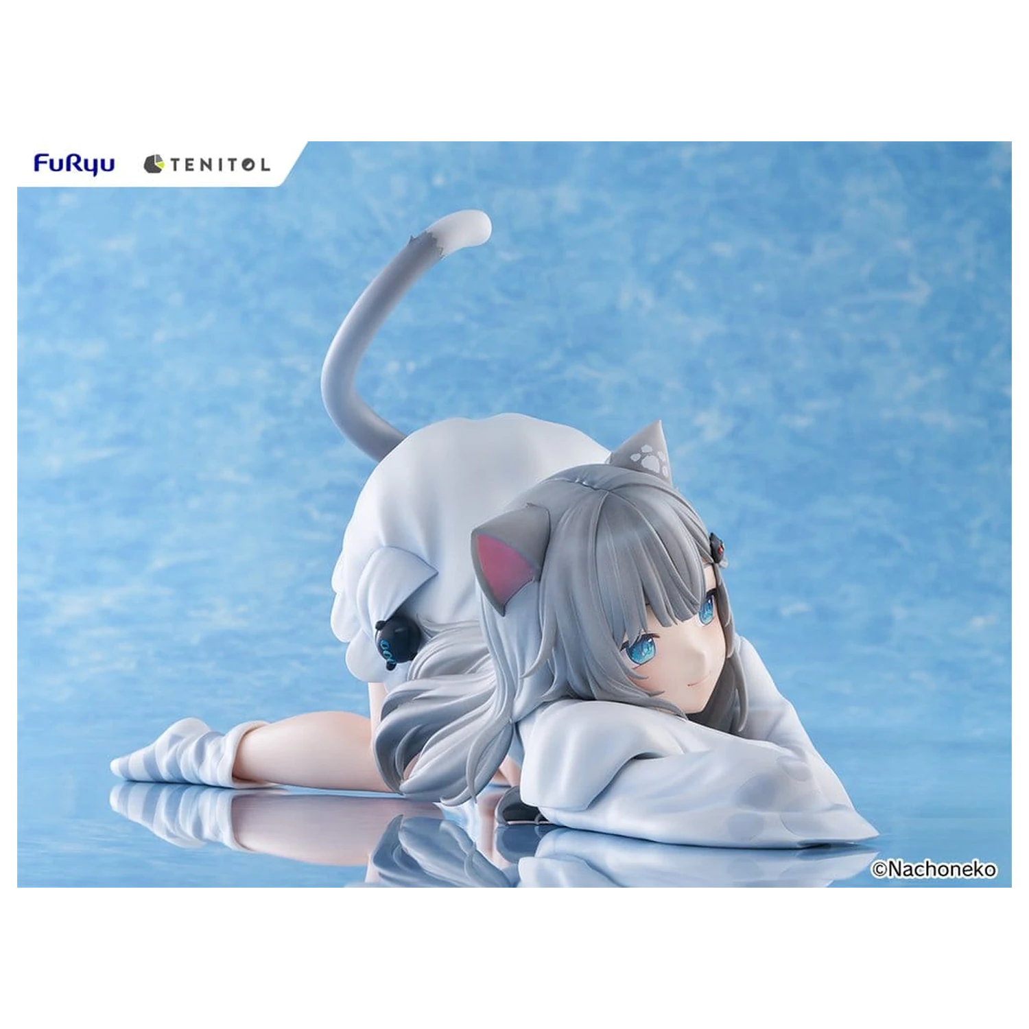 Virtual Youtuber Tenitol Big Noodle Stopper PVC Figura Nachoneko 18 cm poza produsului