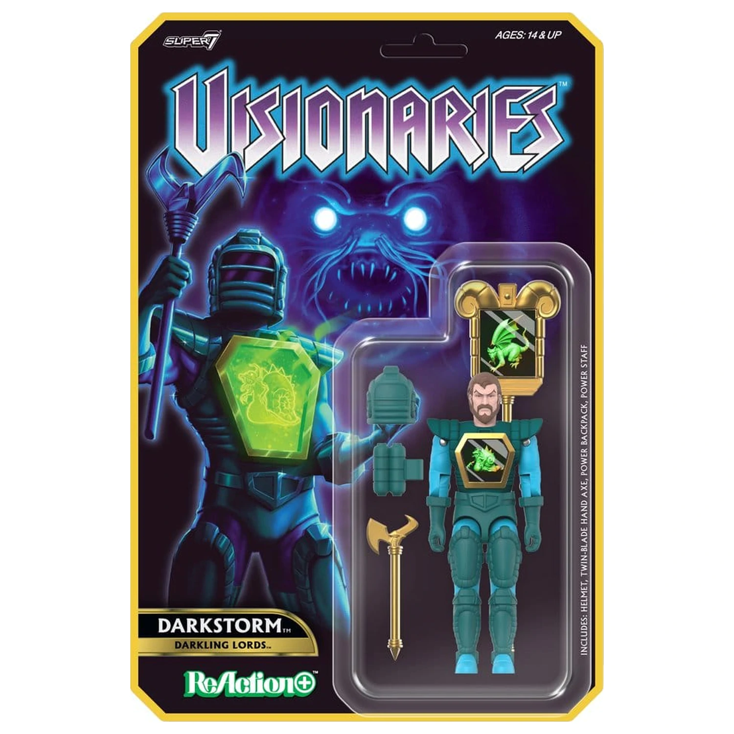 Visionaries ReAction+ Figurină de acțiune valul 01 Darkstorm poza produsului