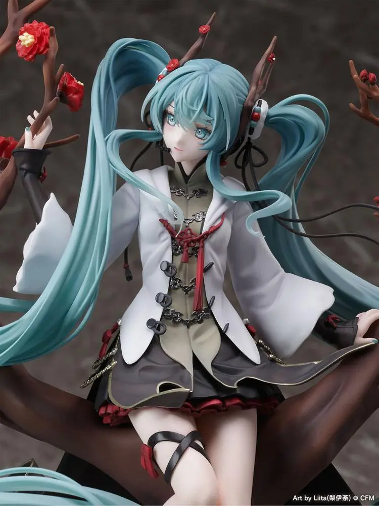 Statuie PVC Vocaloid 1/7 Hatsune Miku 2022 Chinese New Year Ver. 30 cm poza produsului