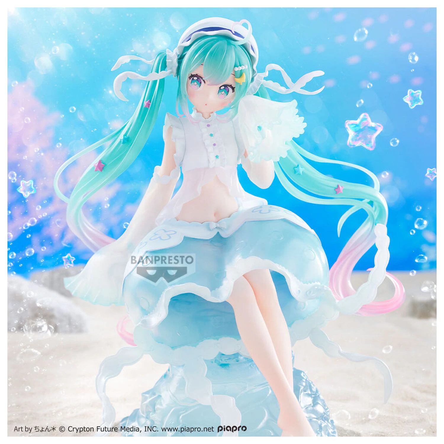 Vocaloid Clearluxe Jellyfish Hatsune Miku figurina 20cm poza produsului