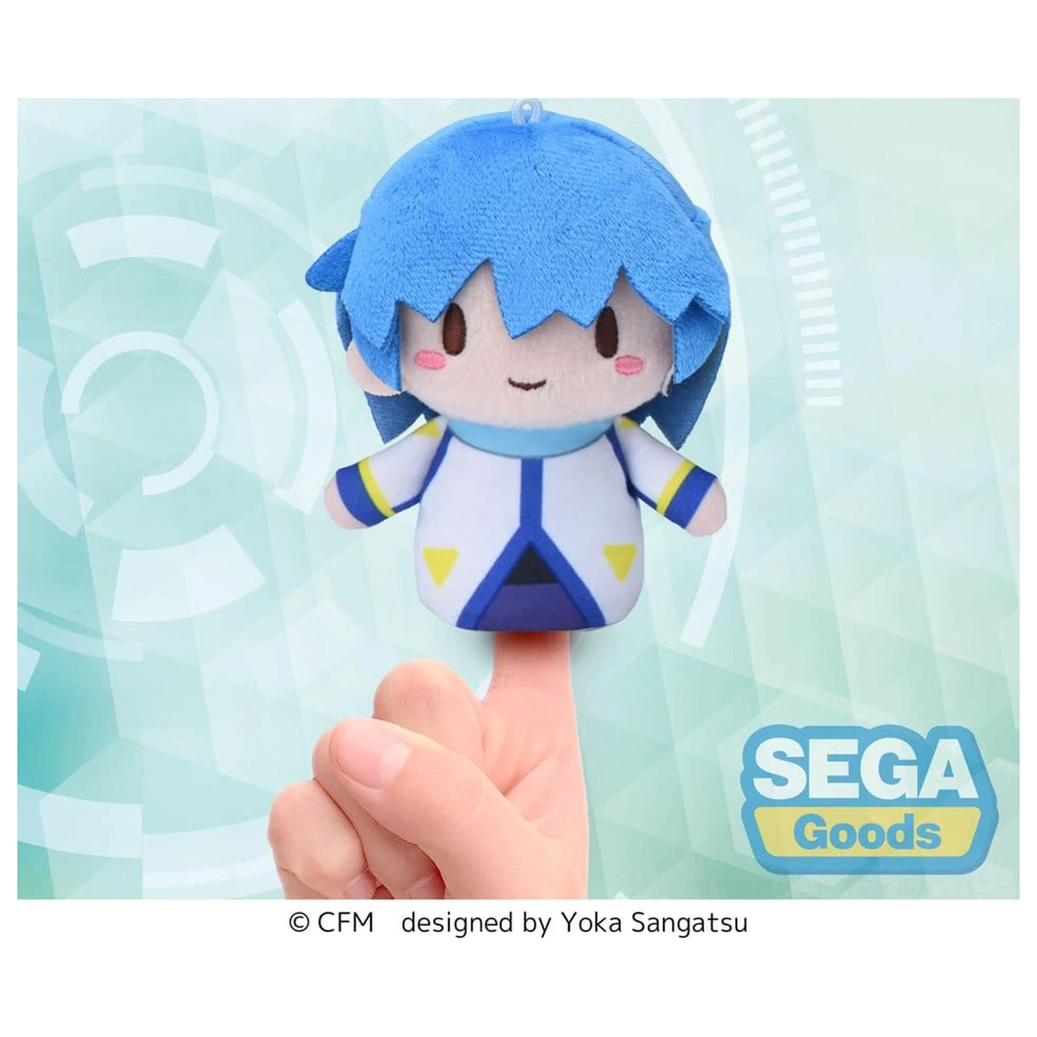 Vocaloid Fuwa Petit Plusa Kaito Mascota pentru degete 10 cm poza produsului