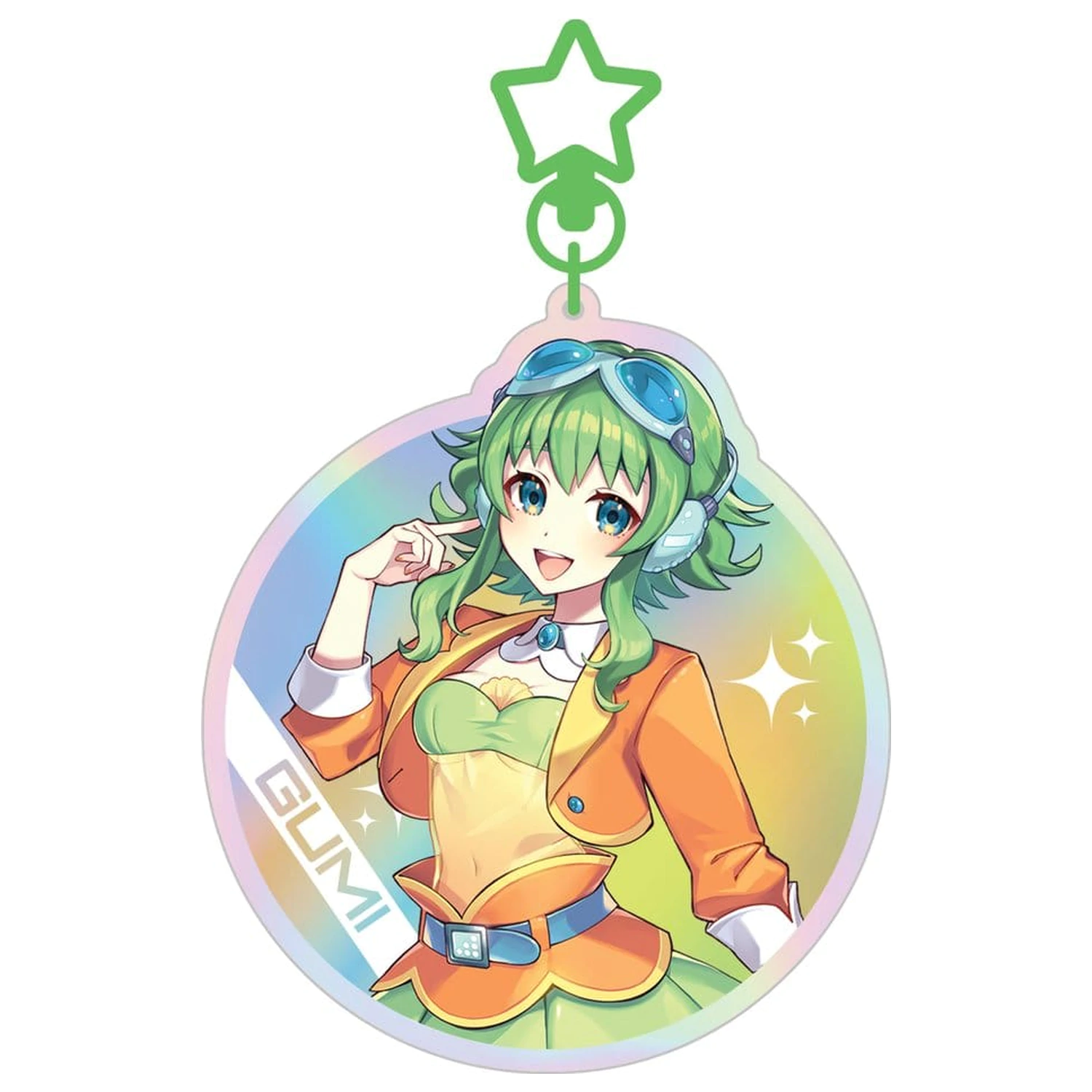 Vocaloid Megpoid Breloc Gumi SV1 Holographic poza produsului