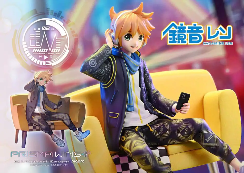 Vocaloid Piapro Characters Prisma Wing Statuie PVC 1/7 Kagamine Len (Art by lack) 18 cm poza produsului