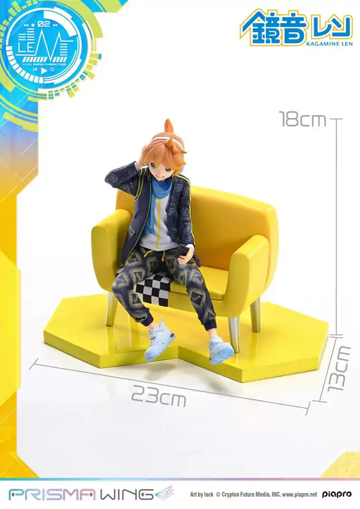 Vocaloid Piapro Characters Prisma Wing Statuie PVC 1/7 Kagamine Len (Art by lack) 18 cm poza produsului
