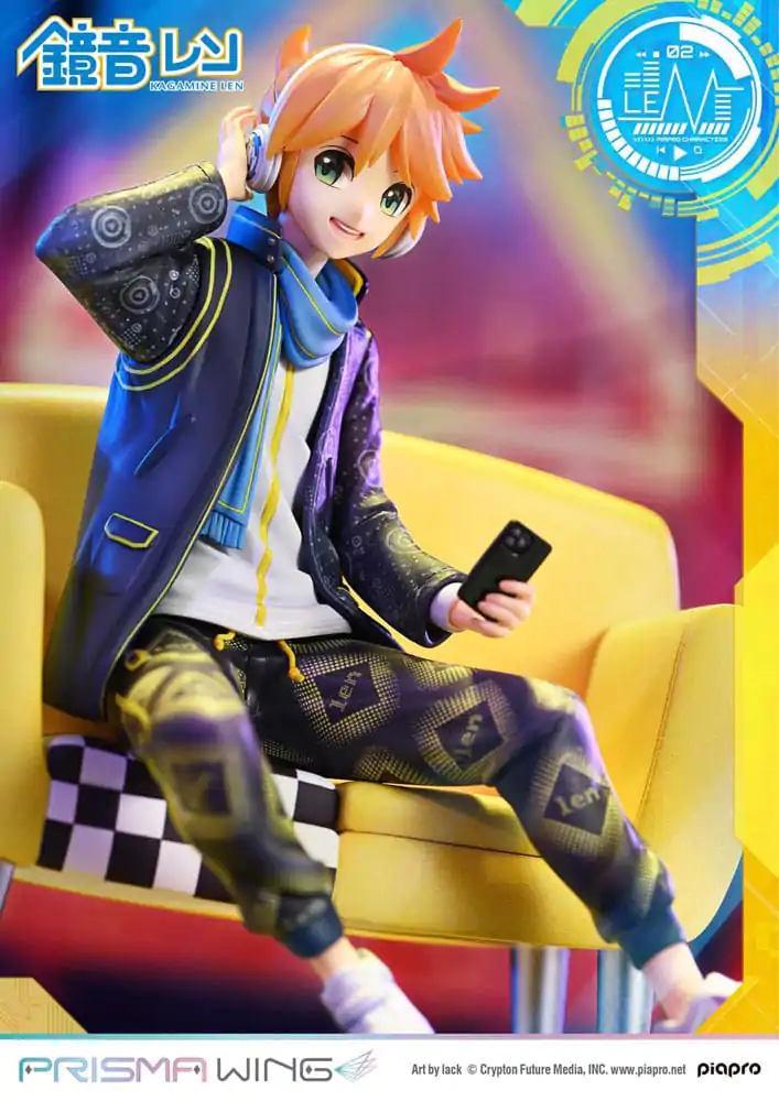 Vocaloid Piapro Characters Prisma Wing Statuie PVC 1/7 Kagamine Len (Art by lack) 18 cm poza produsului