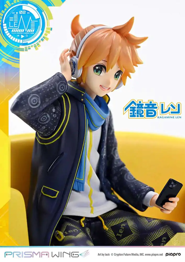 Vocaloid Piapro Characters Prisma Wing Statuie PVC 1/7 Kagamine Len (Art by lack) 18 cm poza produsului