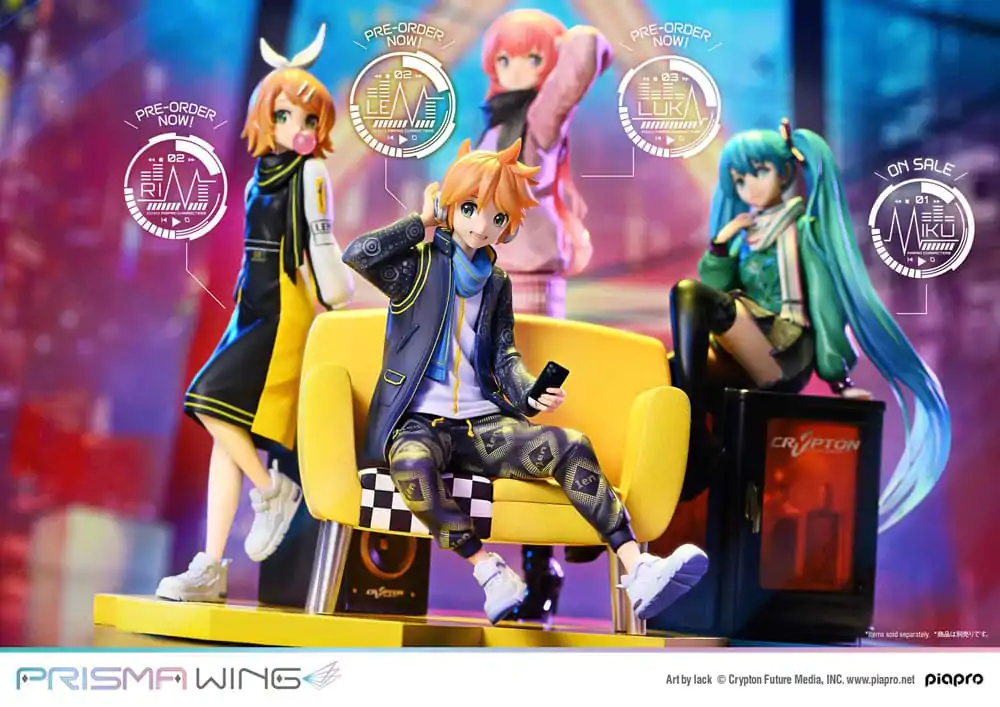 Vocaloid Piapro Characters Prisma Wing Statuie PVC 1/7 Kagamine Len (Art by lack) 18 cm poza produsului