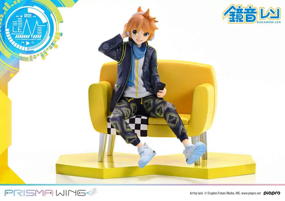 Vocaloid Piapro Characters Prisma Wing Statuie PVC 1/7 Kagamine Len (Art by lack) 18 cm poza produsului