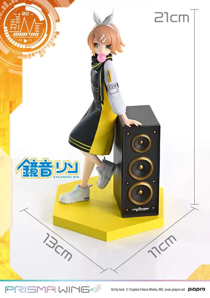 Statuie PVC Vocaloid Piapro Characters Prisma Wing 1/7 Kagamine Rin (Art by lack) 21 cm poza produsului