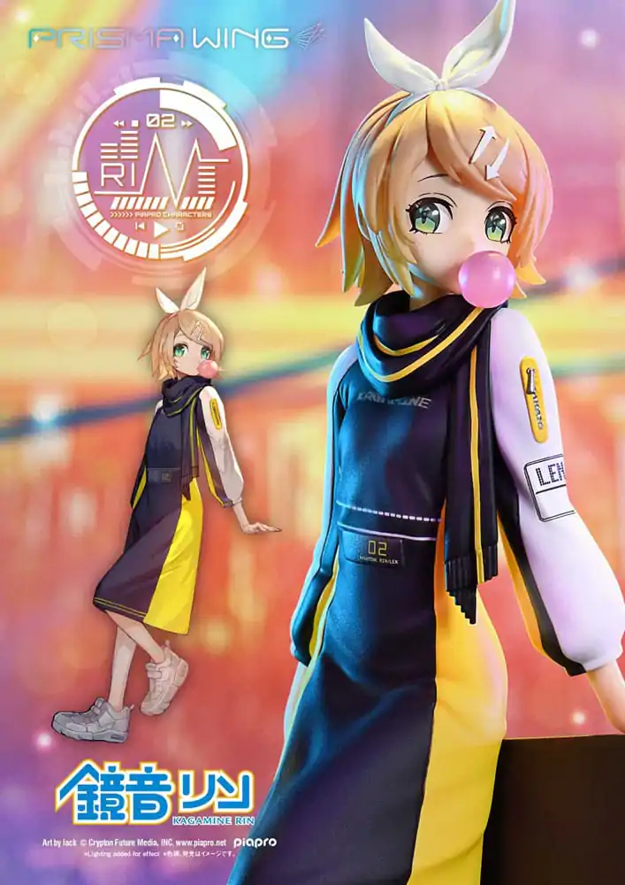 Statuie PVC Vocaloid Piapro Characters Prisma Wing 1/7 Kagamine Rin (Art by lack) 21 cm poza produsului