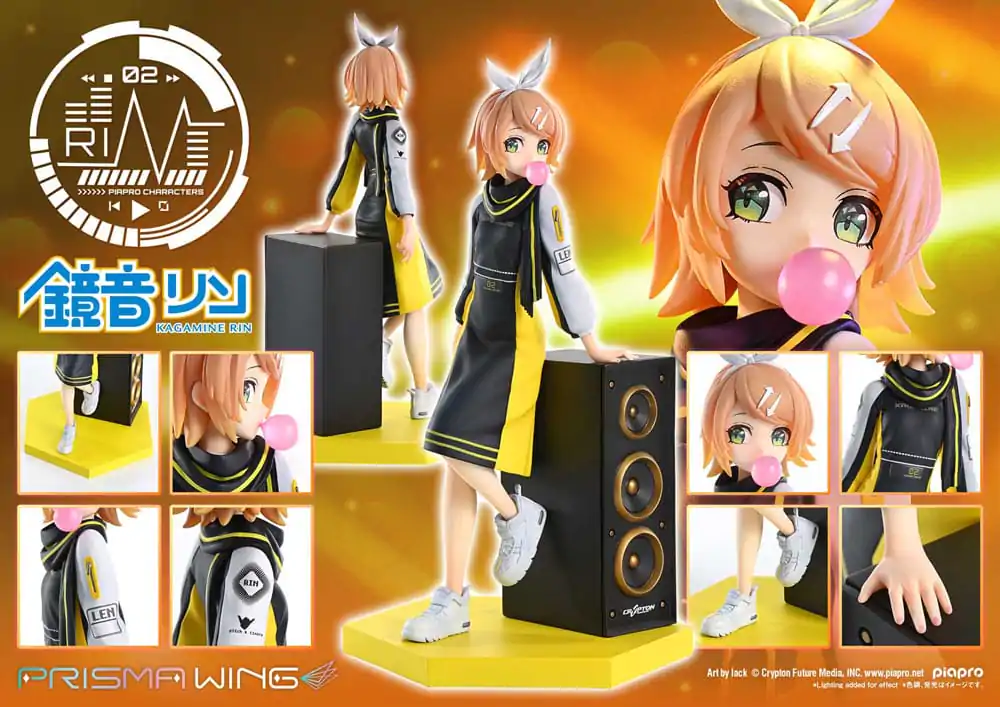 Statuie PVC Vocaloid Piapro Characters Prisma Wing 1/7 Kagamine Rin (Art by lack) 21 cm poza produsului